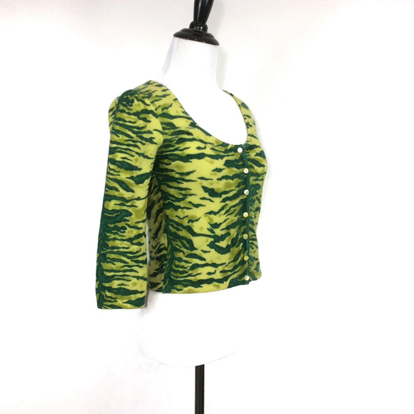 ❌SOLD❌Betsey Johnson Angora Lambswool Zebra Cardi - Picture 3 of 6